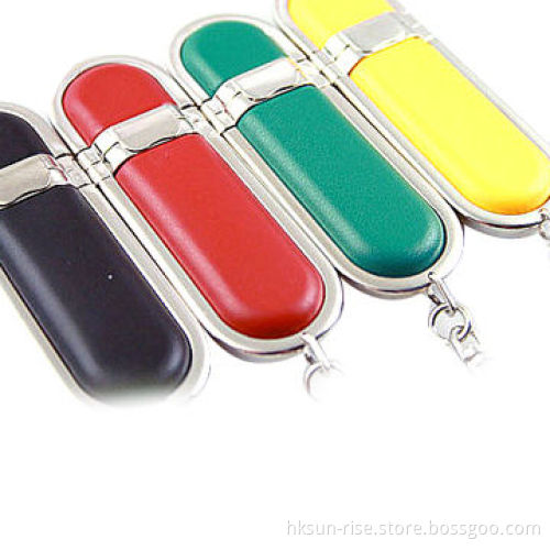 Leather USB Flash Drive, 128MB to 64GB CapacityNew